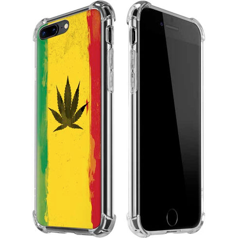 Marijuana Rasta Distressed iPhone Cases